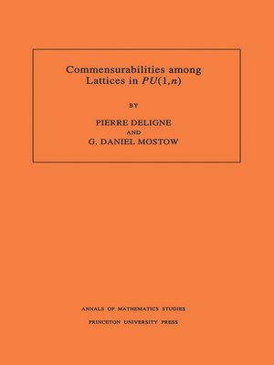 cover image of Commensurabilities among Lattices in PU (1,n)
